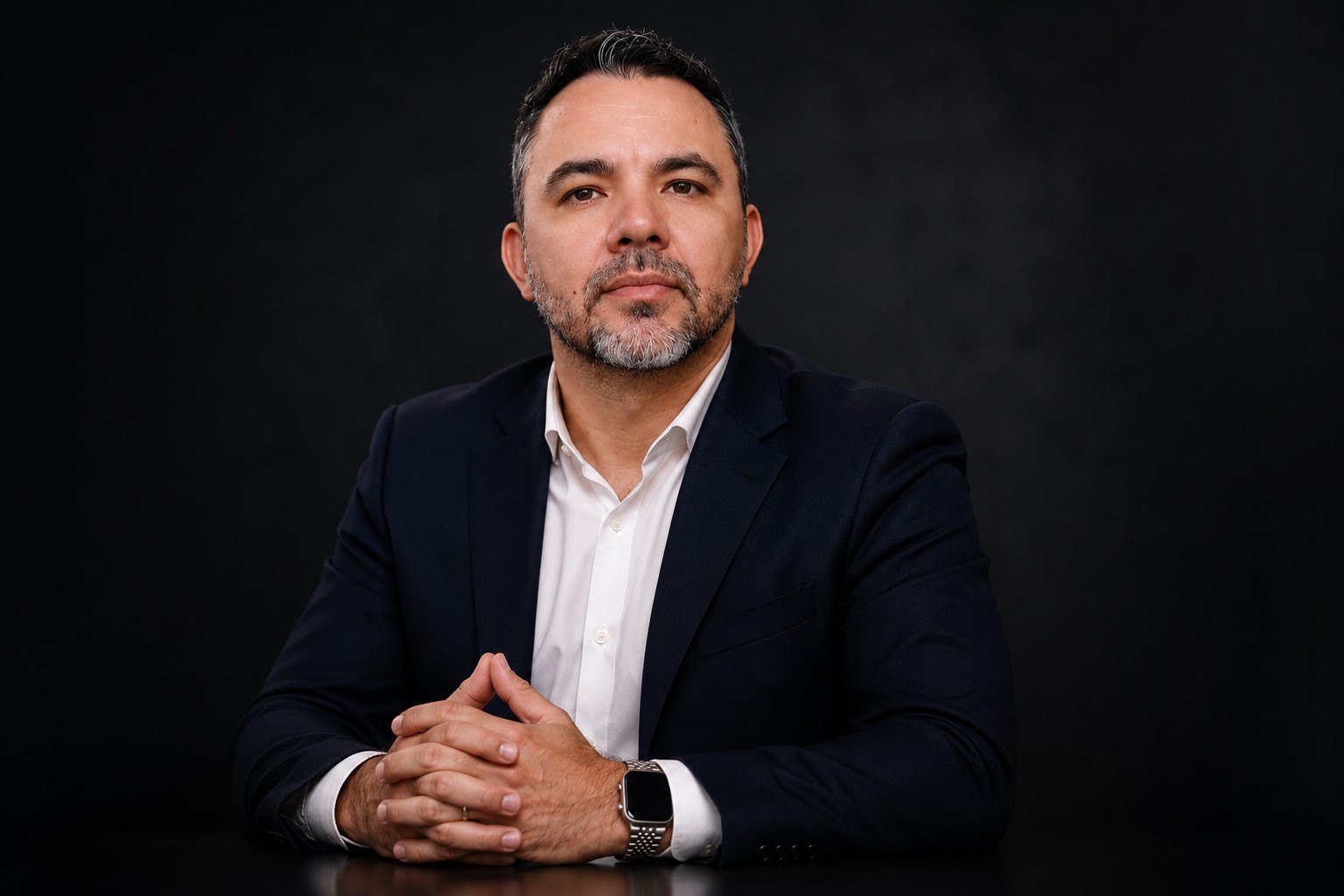 Nilson Cabral com executivo